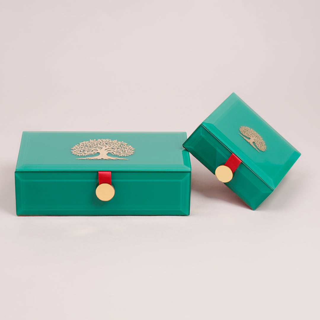 Turquoise Serenity Box, Set of 2