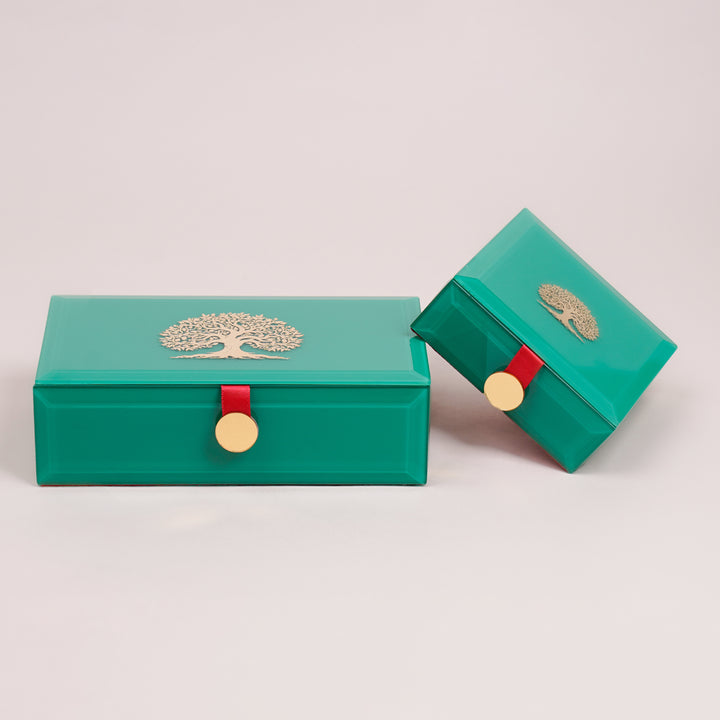 Turquoise Serenity Box, Set of 2