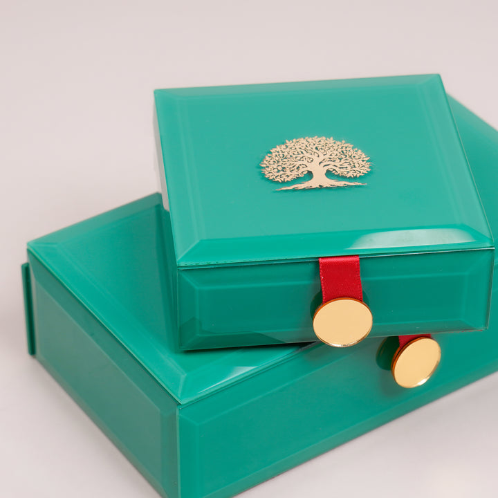 Turquoise Serenity Box, Set of 2