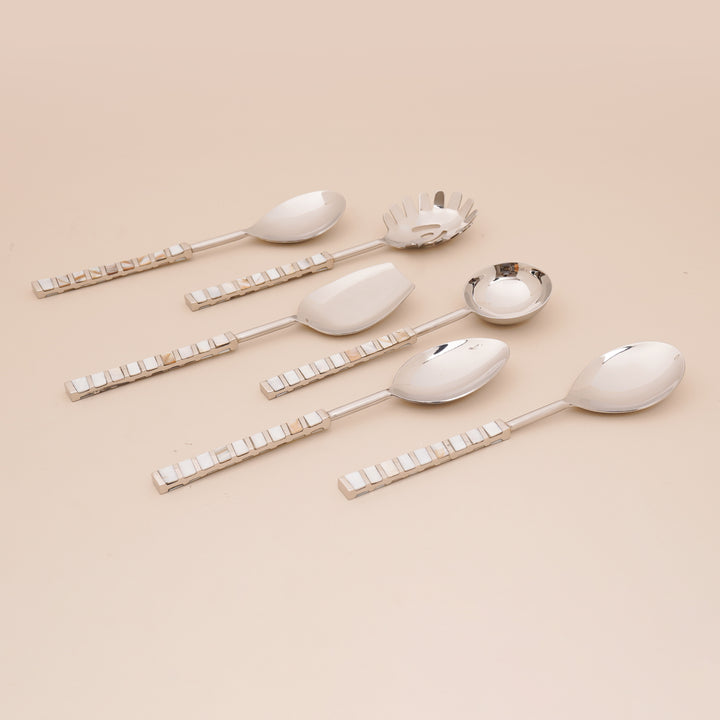 Pearl Crest Server Set