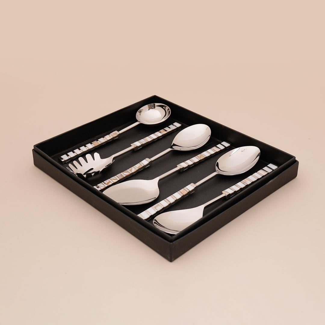 Pearl Crest Server Set