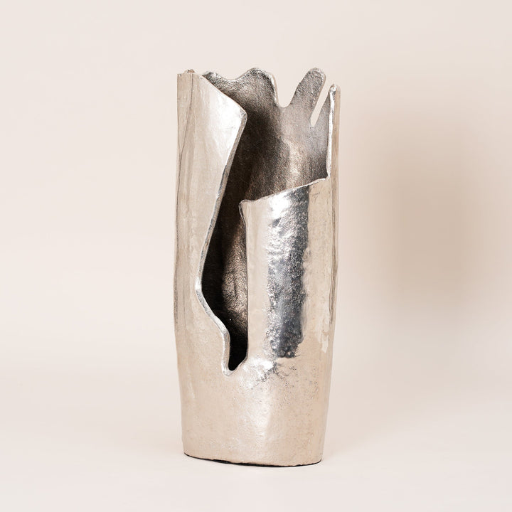 Argent Abstract Vase