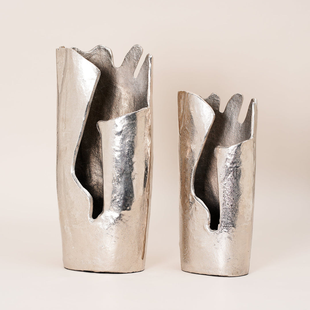 Argent Abstract Vase