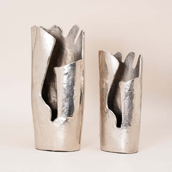 Argent Abstract Vase