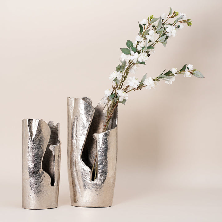 Argent Abstract Vase