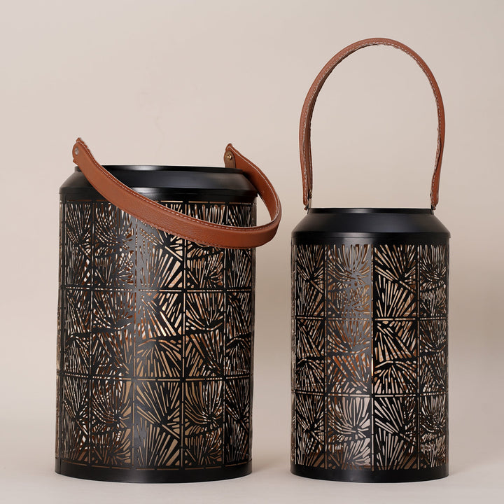 Noir Moroccan Lantern